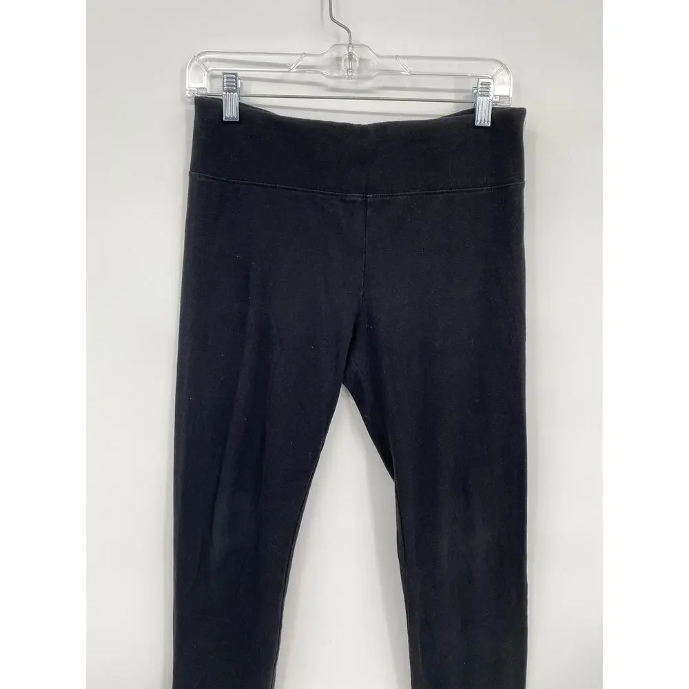 Justice Girls Black Basic Leggings XXL 16P-18P Petite Length 7/8 Ankle